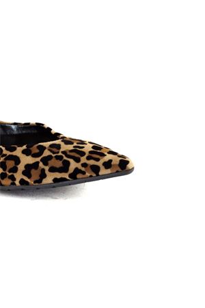 Leopard print calf hair ballerina shoes MARA BINI | V427CUOIO